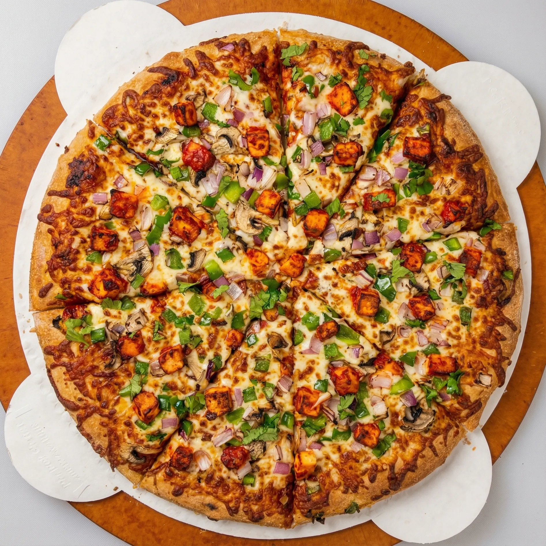 Tandoori Paneer Pizza at Desi Boy'z Pizza in Charlesworth, Southeast Edmonton, AB